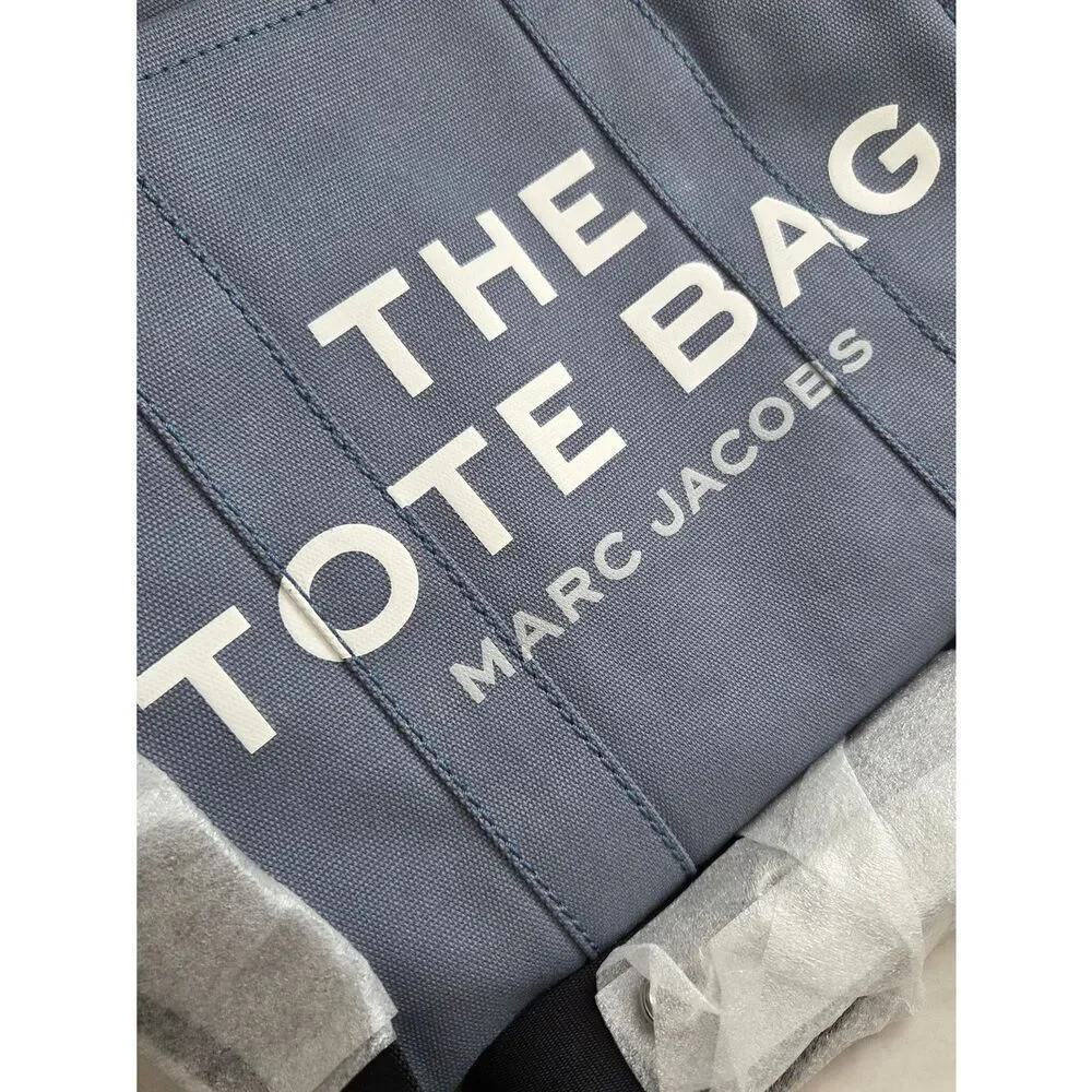 Marc Jacobs The Canva Medium Tote Bag in  Blue Shadow